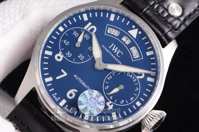 IWC手錶 V2升級版 IW502708 大型日曆顯示窗時計 萬國表高版本新款男表 萬國機械男士腕表  hds1245